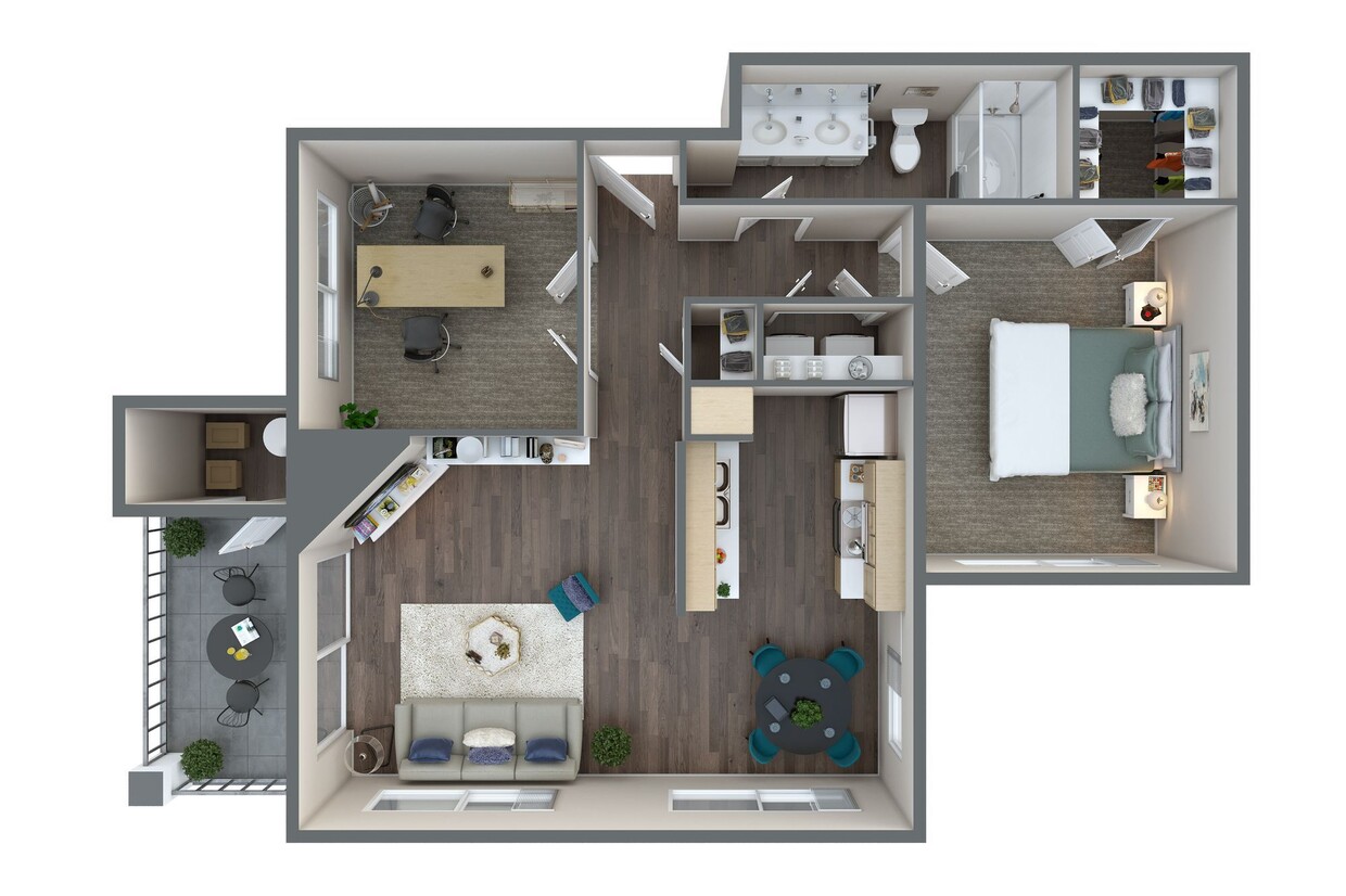 Floor Plan - Plan A-3 Den