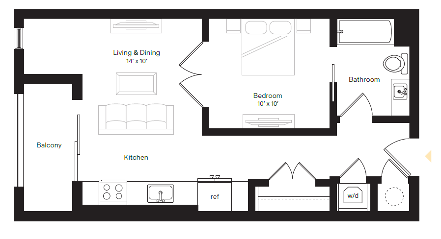 Floor Plan - A1 (318)