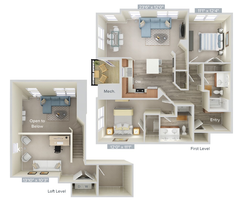 Floor Plan - B4L-1477