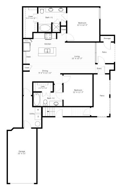 Tuscany II - TUSCANY 2/2 w/Garage