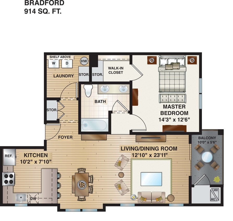 Floor Plan - Bradford