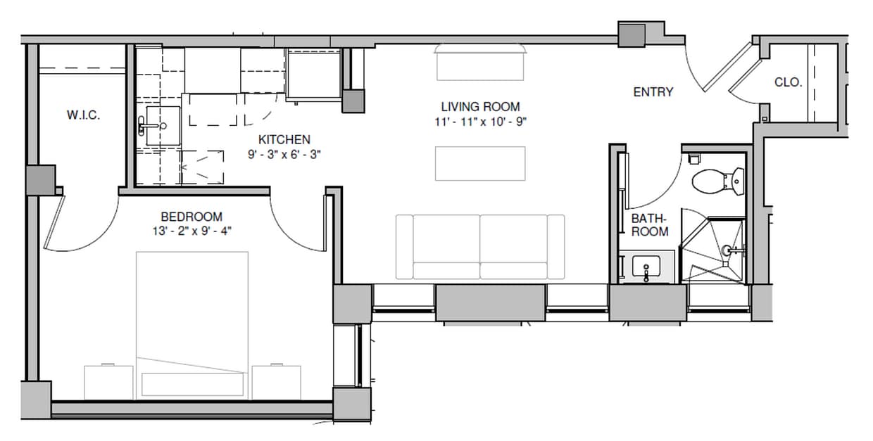 Floor Plan - 1C