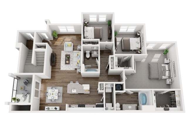 Floor Plan - Washington Renovated