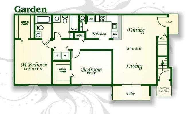 Floor Plan - The Folly Garden