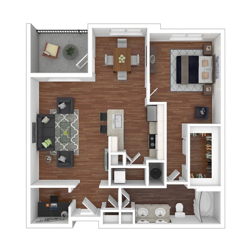 Floor Plan - The Cheeseman Park