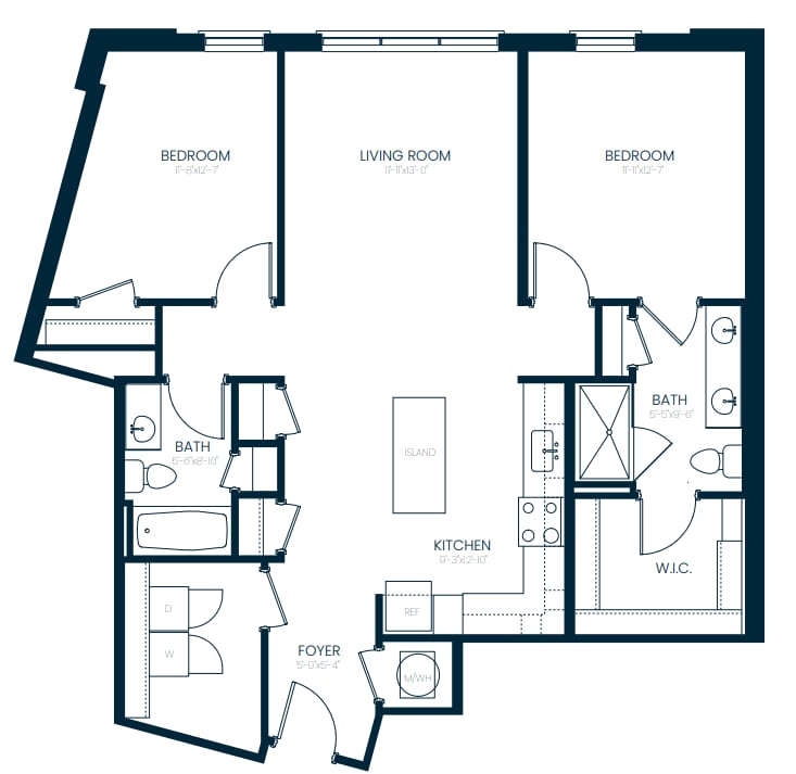 B5 - B5 - Two Bedroom w/ Den