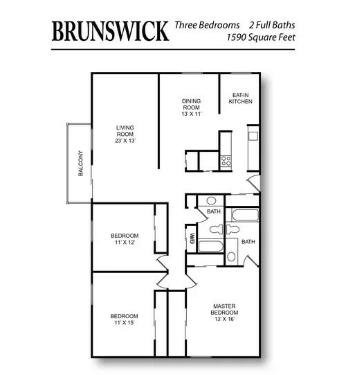 Chateau Floor Plan - Brunswick 1590 sq. ft..jpg - 3 Bd/2 Ba WD BRNS