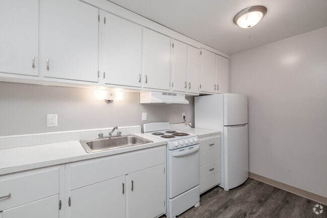 Studio - 425SF - Kitchen - Carriage House