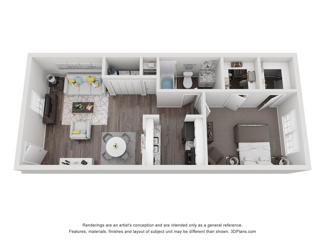 Floor Plan - A3 - Hickory