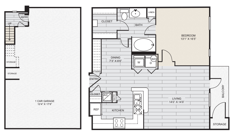 Floor Plan - A2 Garage