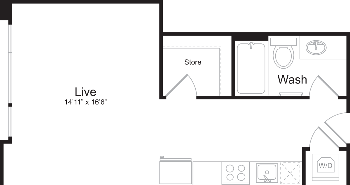 Floor Plan - Studio B
