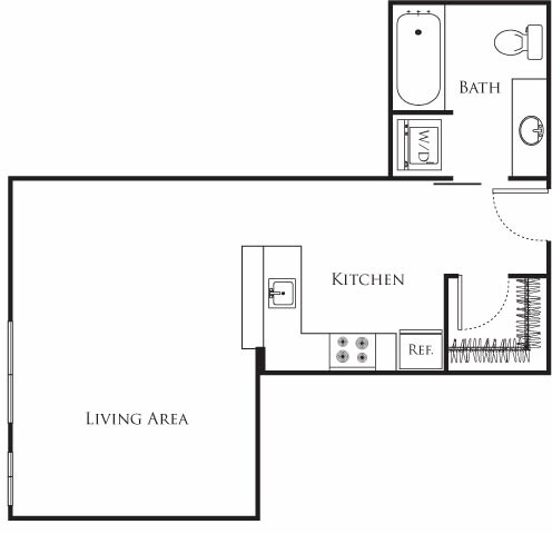 Floor Plan - Micro Studio - A10