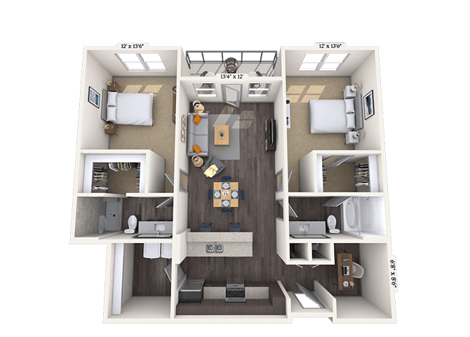 Floor Plan - Hampton