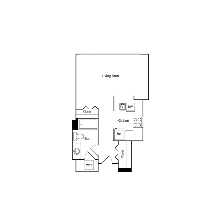 Floor Plan - Studio 501 SE