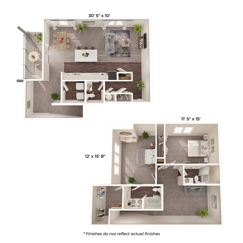 Sequoia: 2 Bed, 2.5 Bath | 1747 SF - Sequoia