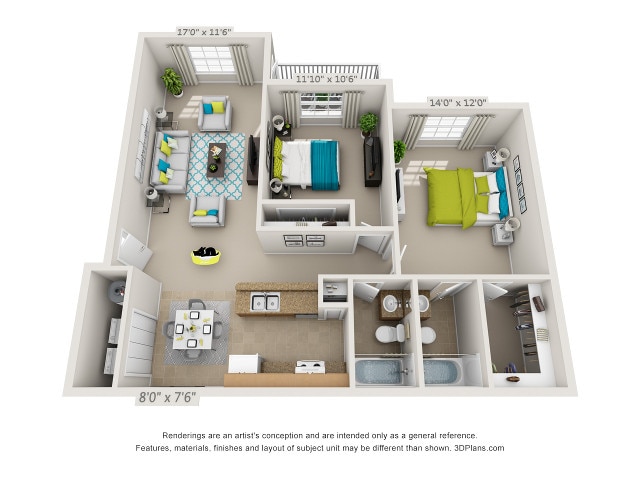 Floor Plan - The Cabana