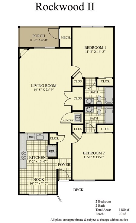 Rockwood II - Three Bedroom 2 Baths