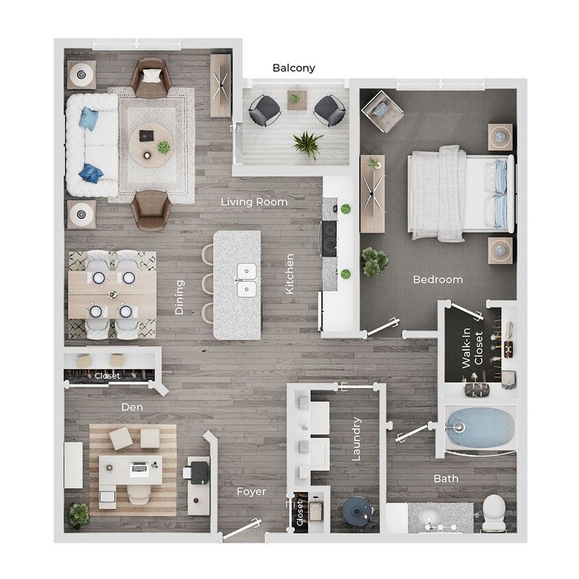 Floor Plan - A9- Honeysuckle (Den)