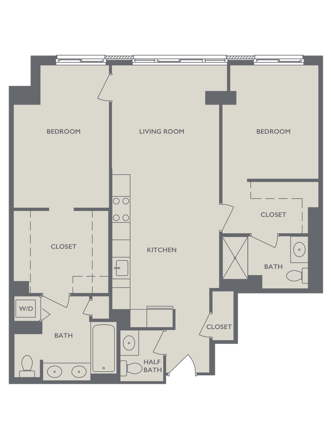 Floor Plan - Two Bedroom E