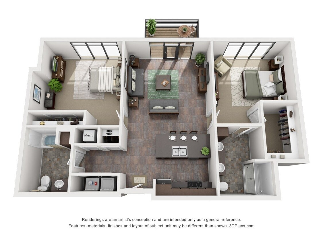 Floor Plan - 2J