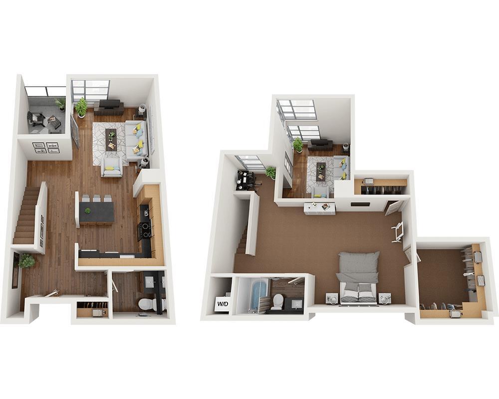 Floor Plan - Duboce A1.5E Loft