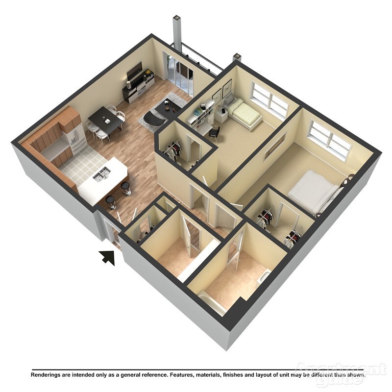 Floor Plan - 2 Bedroom