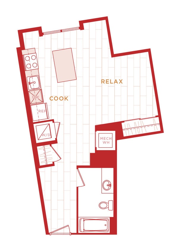 Floor Plan - Studio s-s04