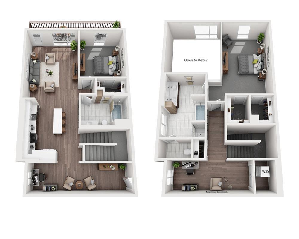 Floor Plan - Two Bedroom B2N