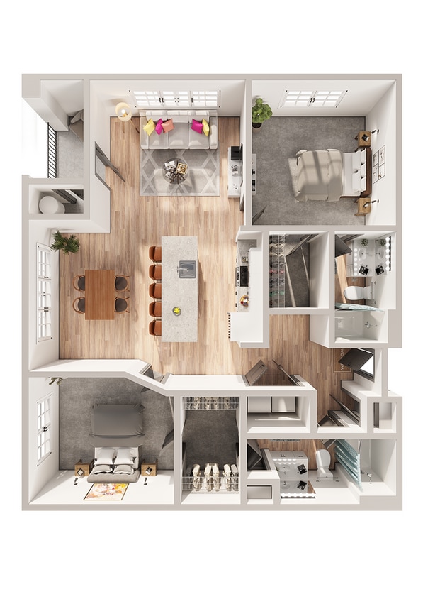 Wesley Village - B5 Floor Plan - B5