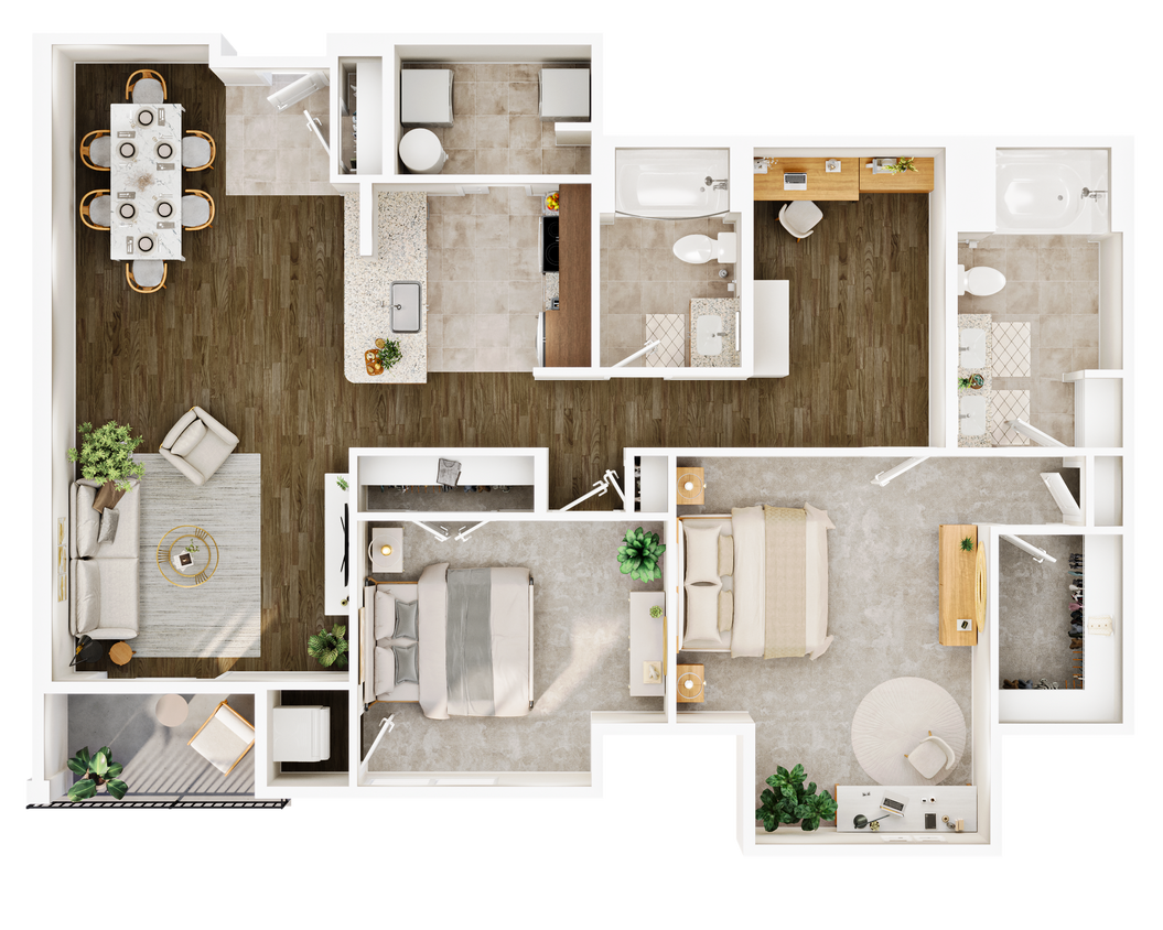 Floor Plan - The Mediterranean