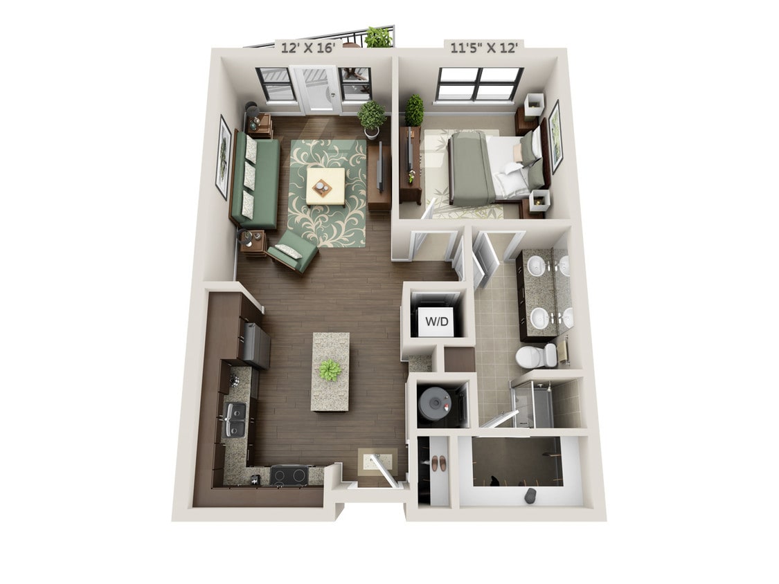 Floor Plan - Rise (A1C)