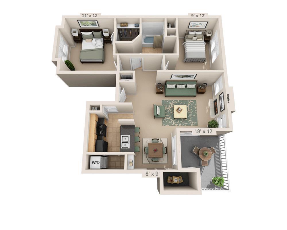 Floor Plan - The Fry