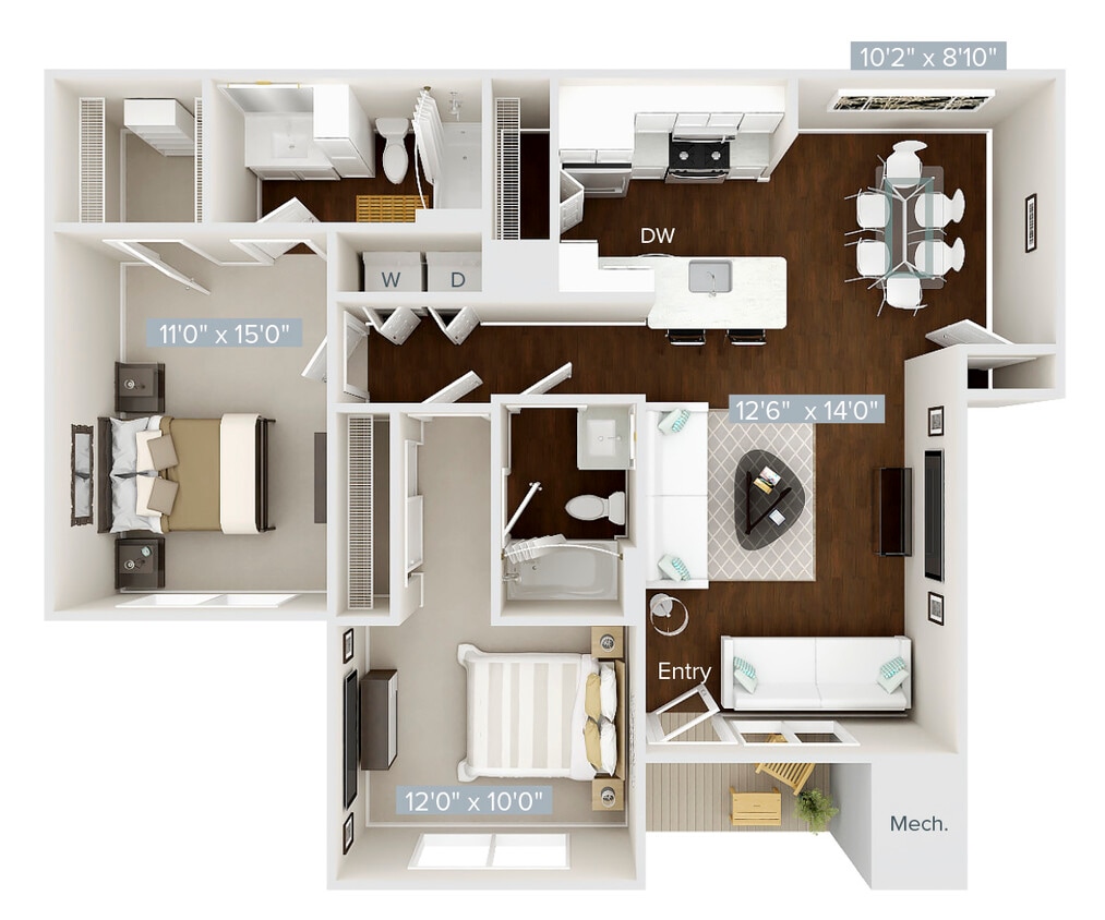 Floor Plan - B3-1106