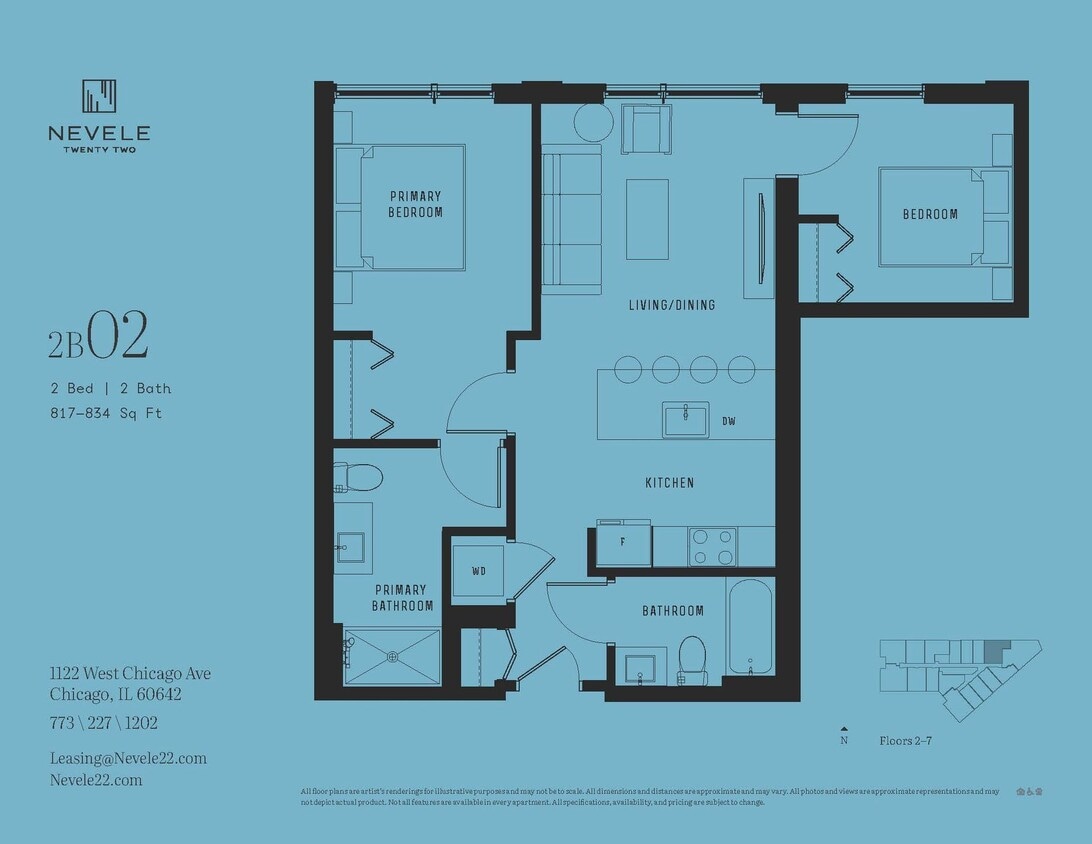 Floor Plan - 2B02