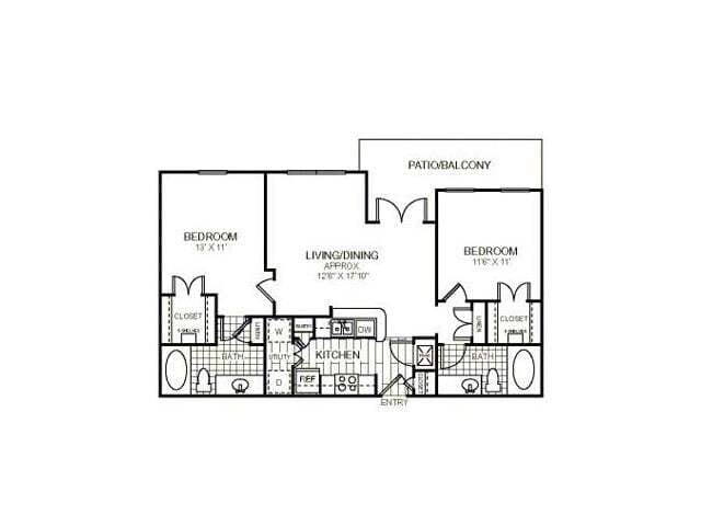 Floor Plan - The River Walk (B1)