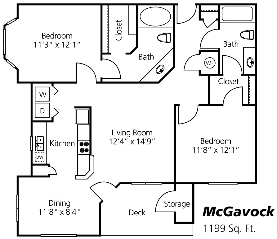 Floor Plan - McGavock Renovated