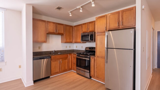 Kitchen with Stainless Steel Appliances - The Veridian