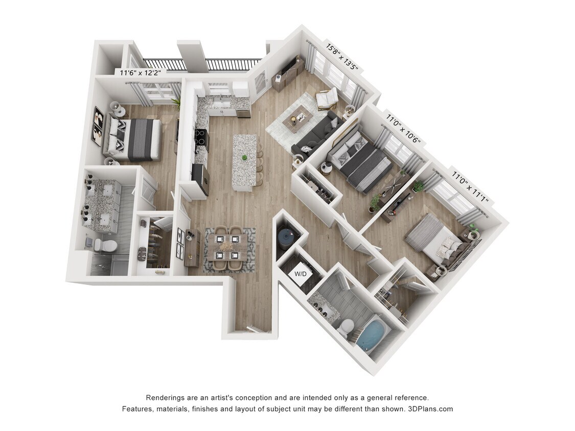Floor Plan - Blakesley 3BD 2BA