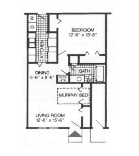1BR/1BA - One Bedroom One Bath