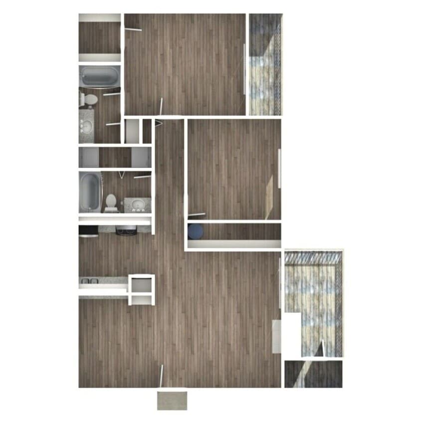 Floor Plan - Mediterranean