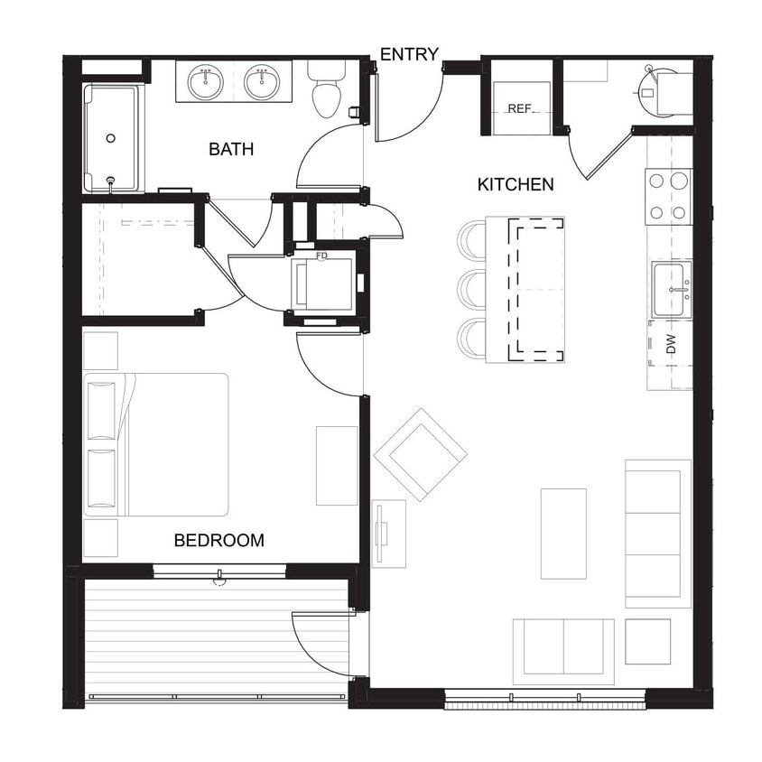 Floor Plan - The Dorian II