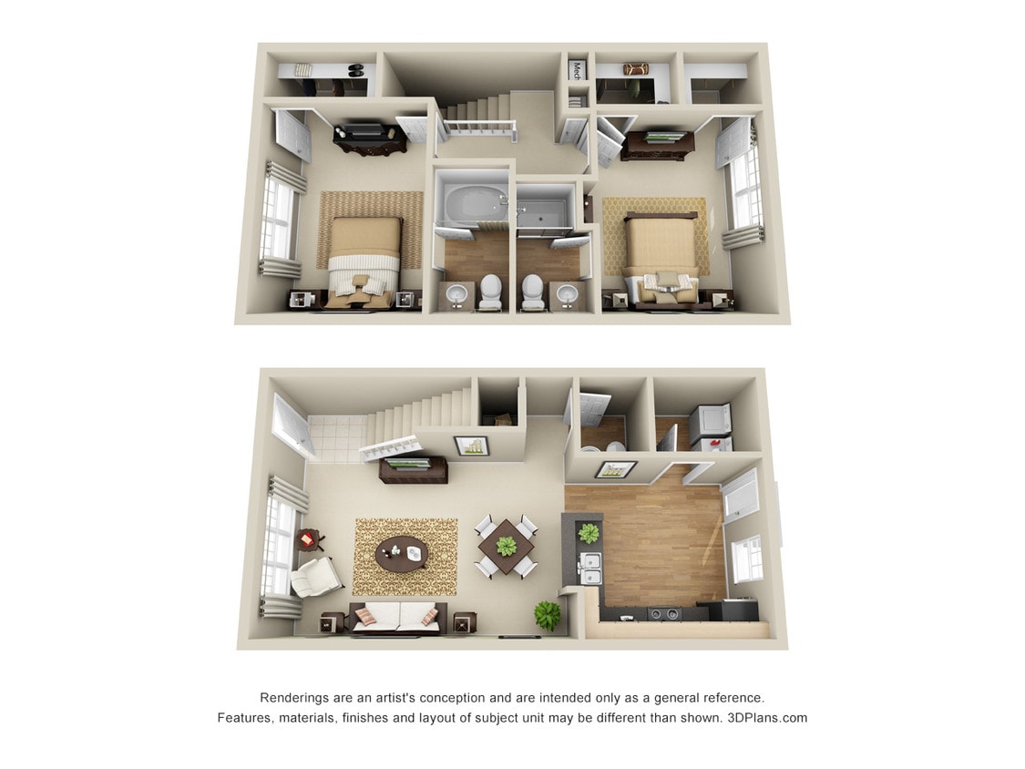 Floor Plan - Davidson Townhome