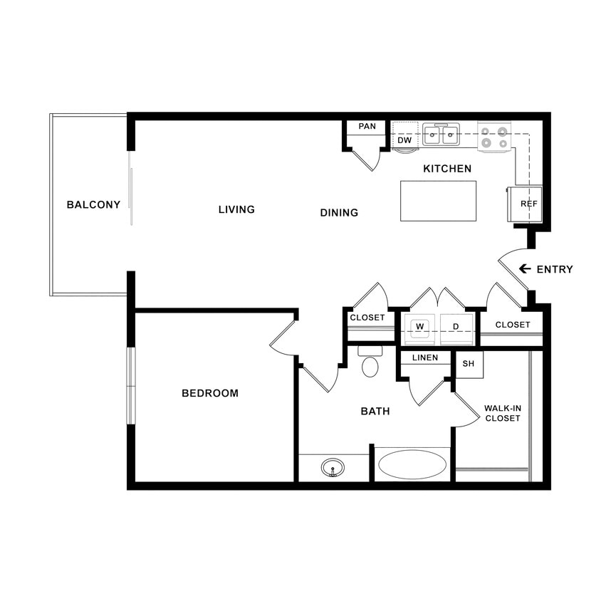 1 Bedroom A7 - A7