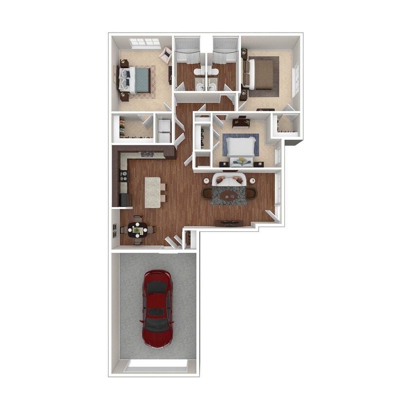 B5G 3D Floor plan - B5G