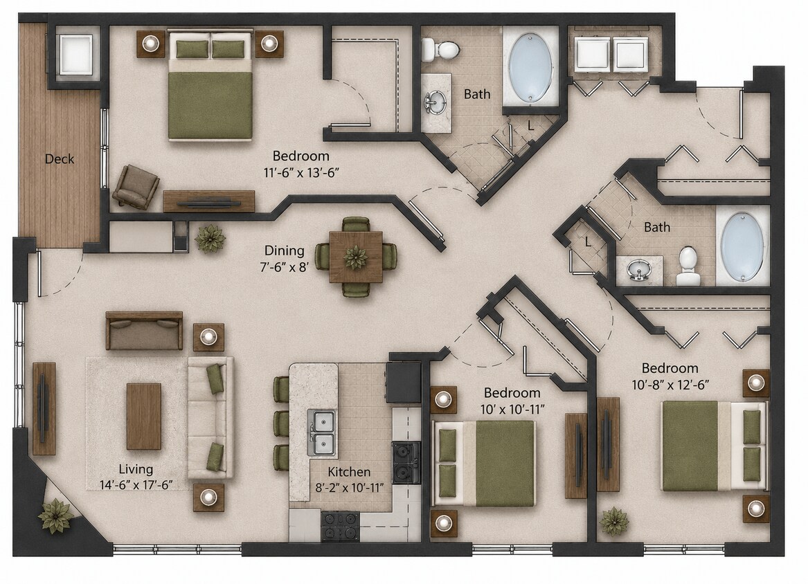 Floor Plan - Tamarack A