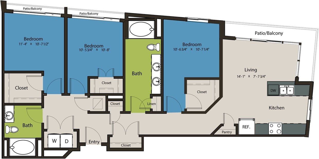 Floor Plan - 3A