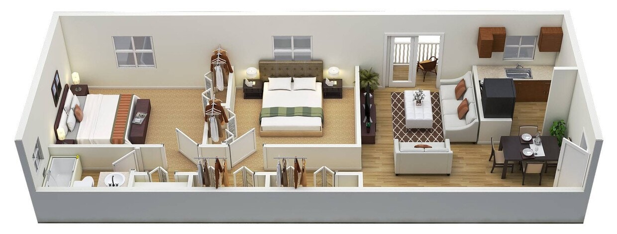 Floor Plan - Elite 2 BR