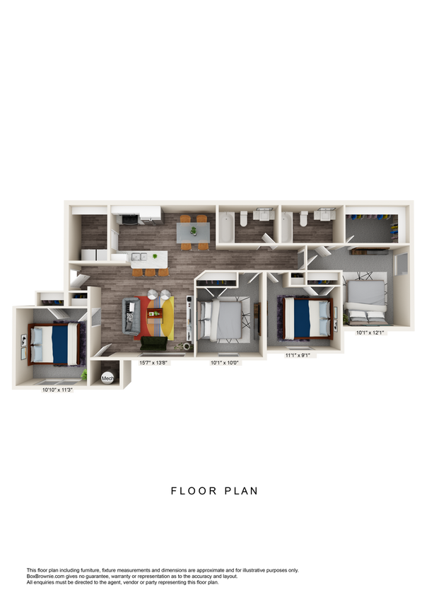 Floor Plan - Willow *Newly Renovated 