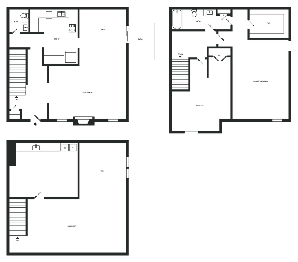 Floor Plan - Maple Townhome