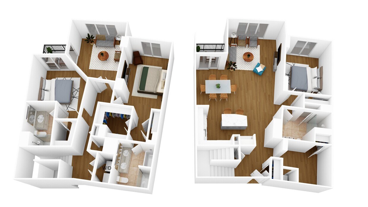 Floor Plan - D3A + Den